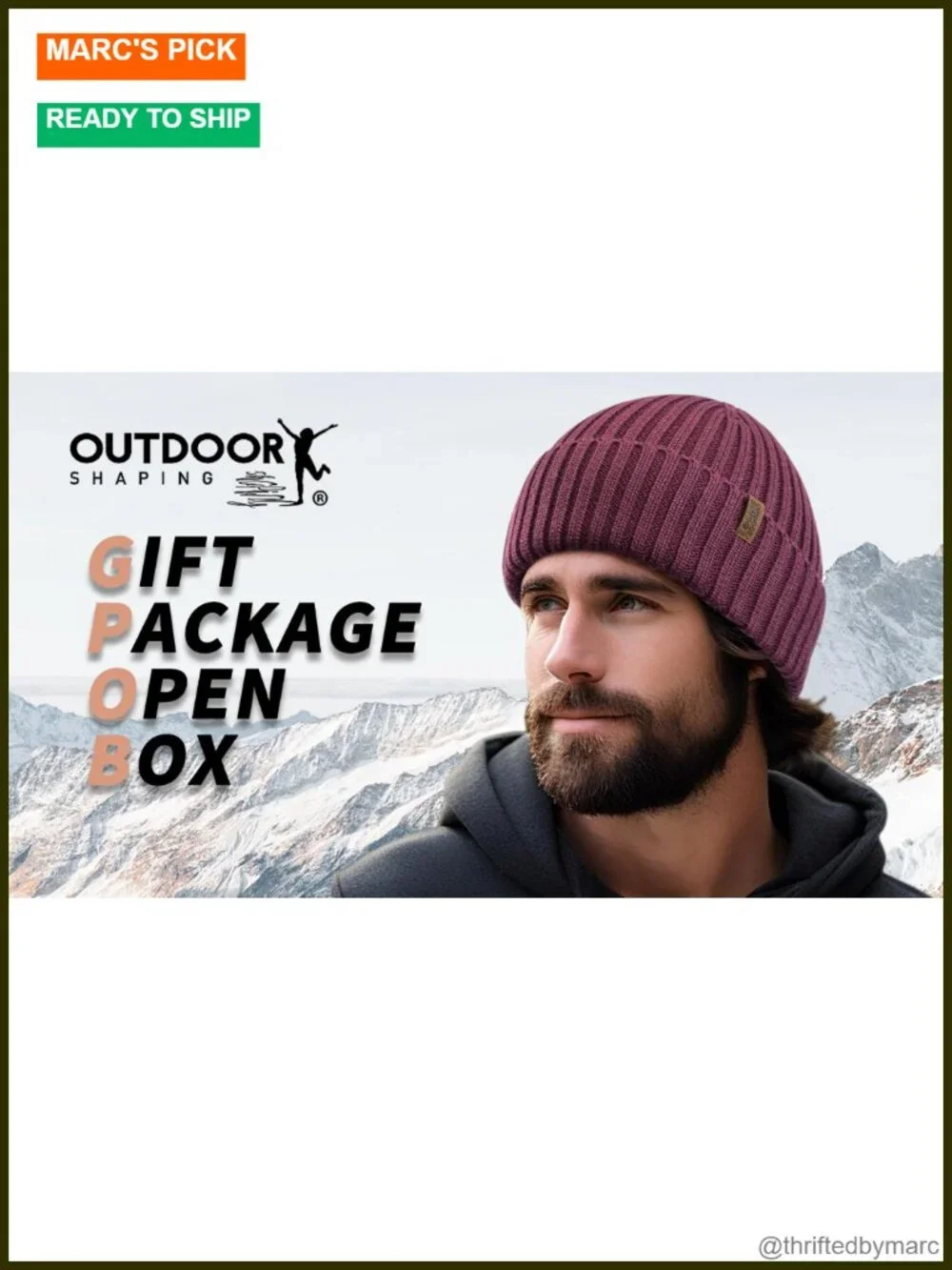 100% Merino Wool Beanie - Unisex Winter Hat, Cuffed Knit Skull Cap, Soft Warm